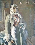 Anders Zorn mamma oil painting